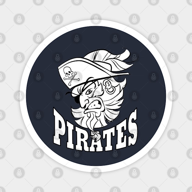 Pirates Mascot Magnet by Generic Mascots